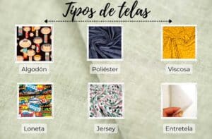 Tipos de telas y sus nombres con imágenes - Costurika.es