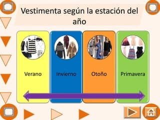 Vestimenta según la estación del año (1) | PPT